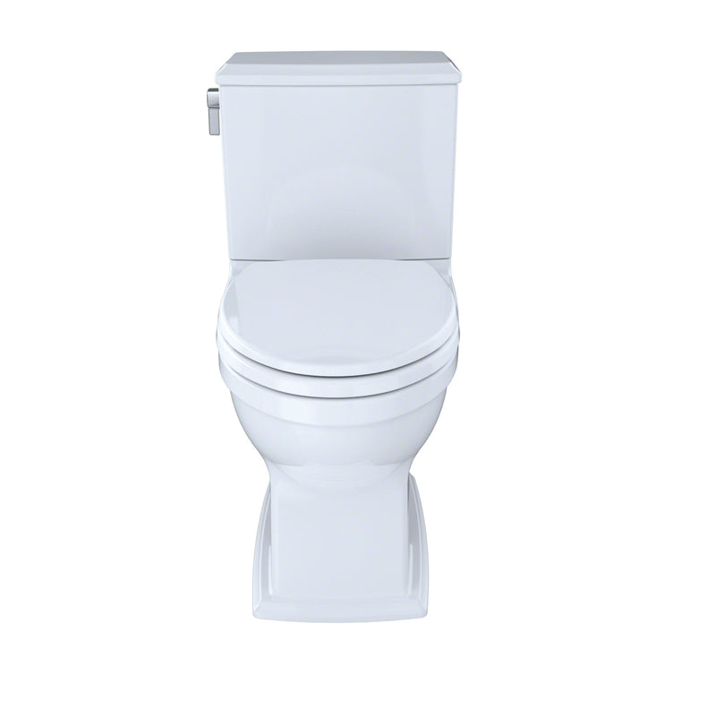 TOTO Connelly Two-Piece Elongated Dual-Max, Dual Flush 1.28 and 0.9 GPF Universal Height Toilet with CeFiONtect, Colonial White CST494CEMFG