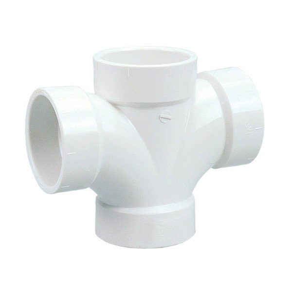 DWV 1 1/2" Double Sanitary Tee