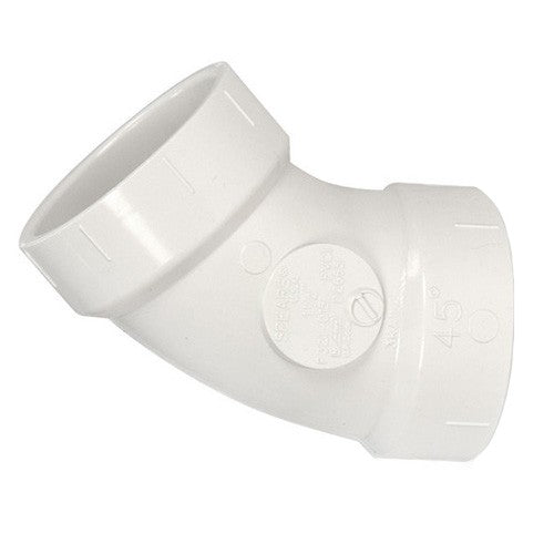 6"PVC DWV 1/8" Bend