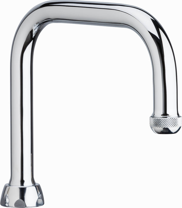 Chicago Faucets 6'' Double Bend Spout W/ E1 Outlet DB6AE1JKABCP