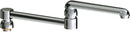 Chicago Faucets Double Jntd Swing Spout DJ13LEOJKAB