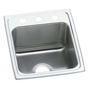 Elkay LRAD1522503 Lustertone Stainless Steel 15 x 22 x 5