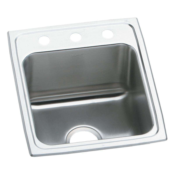 Elkay LRAD1522503 Lustertone Stainless Steel 15 x 22 x 5