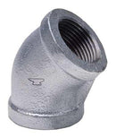 1/2" Galvanized Mall 45 Elbow