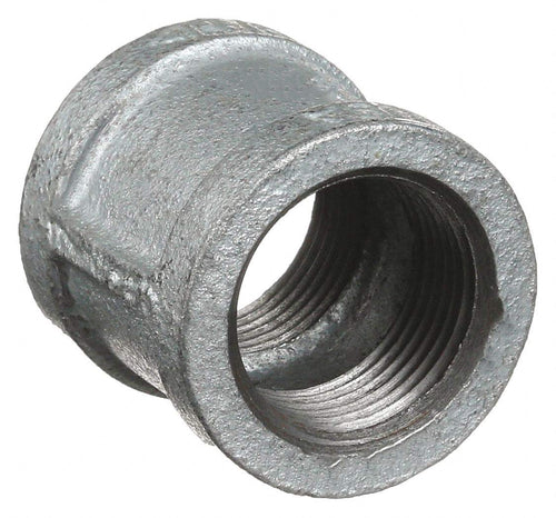 1 1/4" x 1 Galvanized Mall Coupling