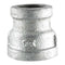 2 x 1 1/4" Galvanized Mall Coupling