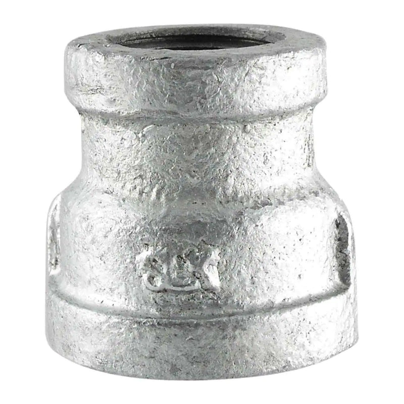 3/4" x 1/2" Galvanized Mall Coupling