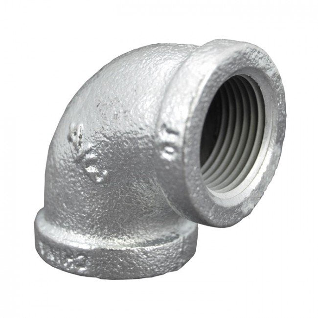 3/4" Galvanized Mall Street 90 Elbow