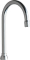 Chicago Faucets 5-1/4" Rigid/Swing Gooseneck Spout GN2AE3JKABCP