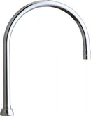 Chicago Faucets 8" Rigid/Swing Gooseneck Spout GN8AJKABCP