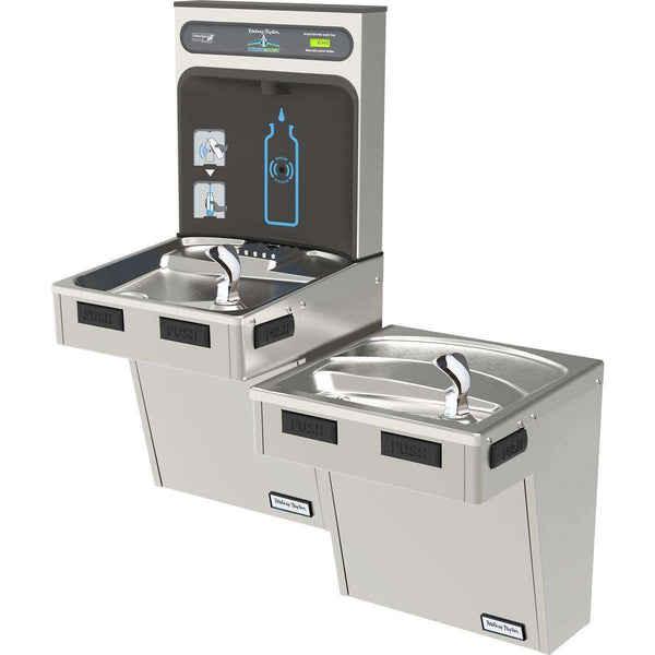 Halsey Taylor HTHB-HACDBLSS-NF Bottle Filling Station &