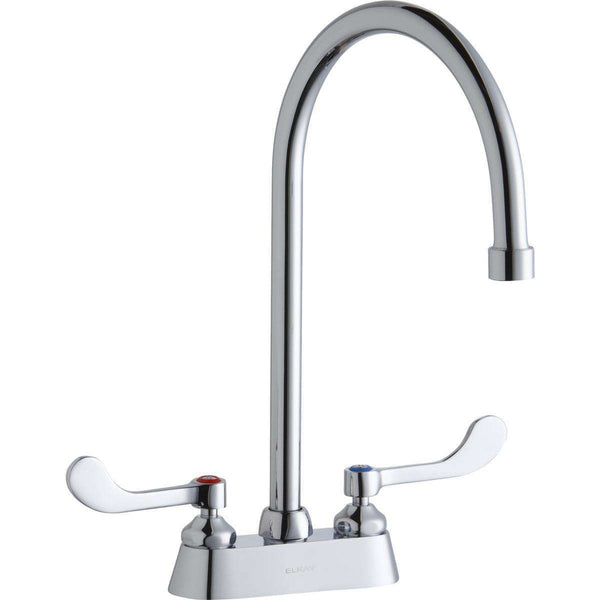 Elkay LK406GN08T4 4" Centers Faucets 8" Gooseneck Spout