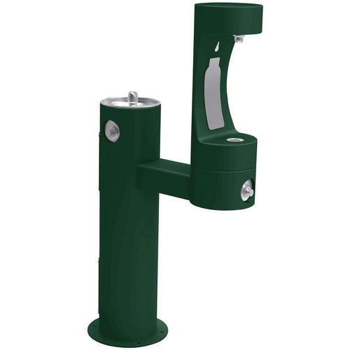 Halsey Taylor 4420BF1LFRKEVG Outdoor Bottle Filling Station