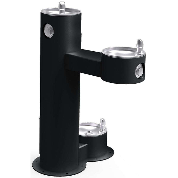 Elkay LK4420DBFRKBLK Outdoor Fountain Bi-Level