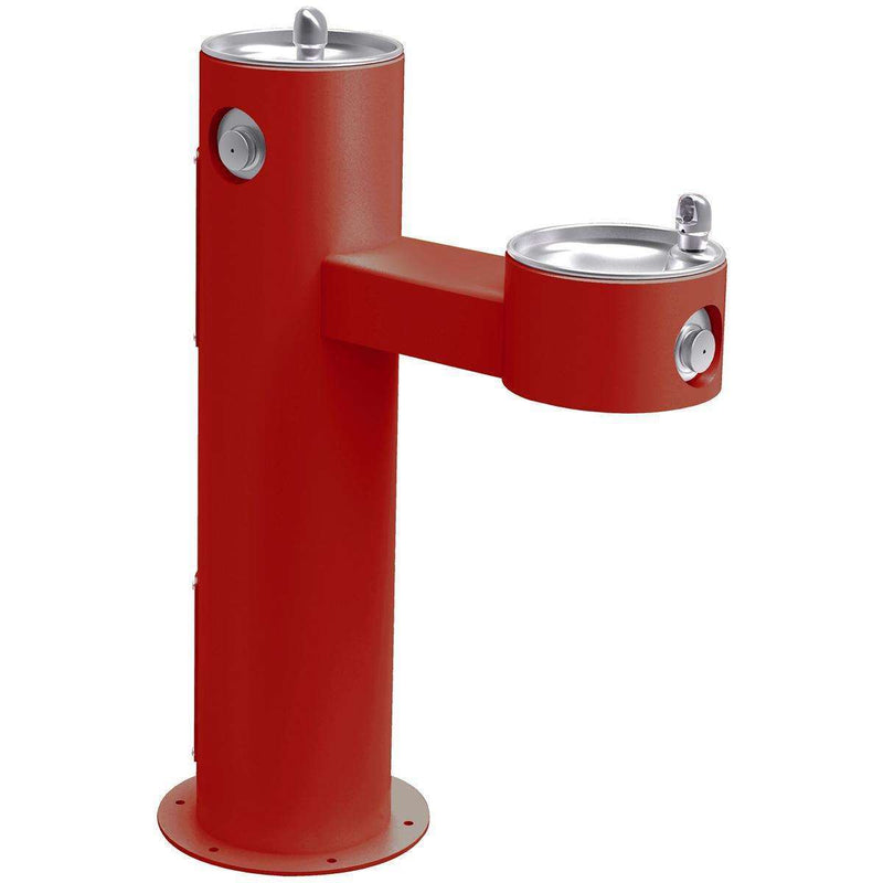 Halsey Taylor 4420RED Outdoor Ftn Bi-Level Pedestal