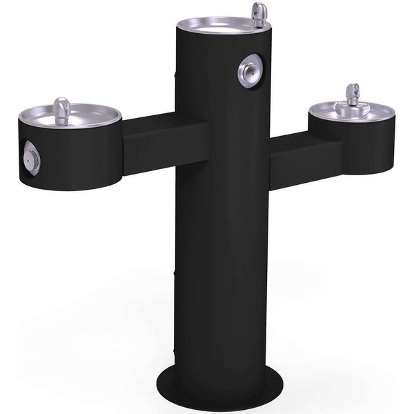 Halsey Taylor 4430BLK Outdoor Ftn Tri-Level Pedestal