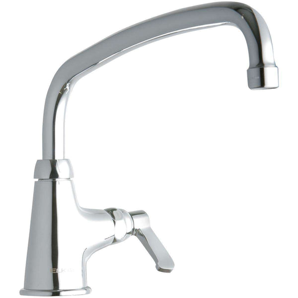 Elkay LK535AT12L2 1 Hole Single Control Faucets 12" Arc Tube