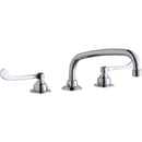 Elkay LK800AT10T6 8" Centers Faucets 10" Arc Tube Spout 6"