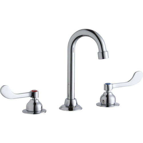 Elkay LK800GN04T4 8" Centers Faucets 4" Gooseneck Spout