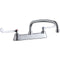 Elkay LK810AT12T6 8" Centers Faucets 12" Arc Tube Spout 6"