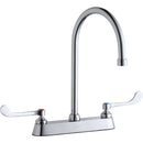 Elkay LK810GN08T6 8" Centers Faucets 8" Gooseneck Spout