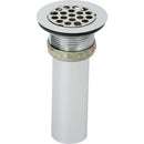 Elkay LK8 Drain Fitting Type 304 Stainless Steel Body, Grid