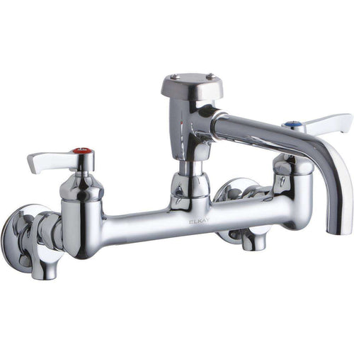 Elkay LK940VS07L2S 8" Centers Wall Faucets 7" Vented Spt 2"