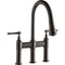 Elkay LKEC2037AS Explore 3 Hole Bridge Faucets Pull-down