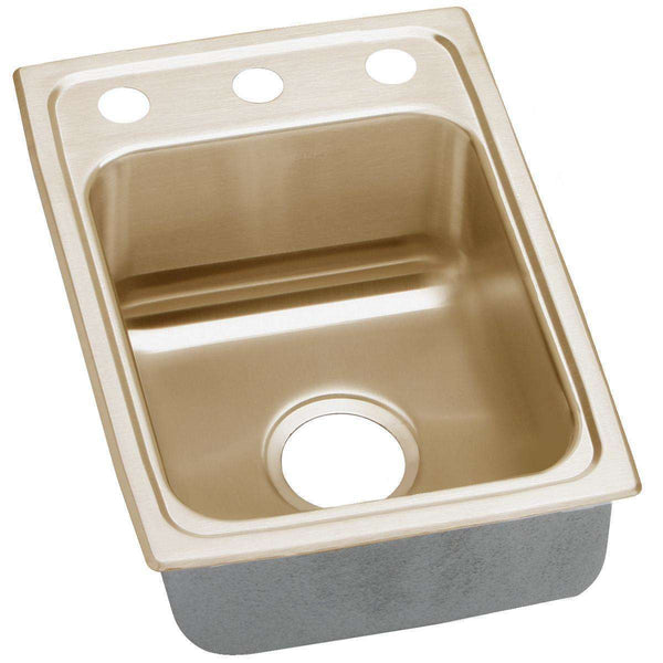 Elkay LR15222-CU Antimicrobial Copper 15 x 22 x 7.6 Single