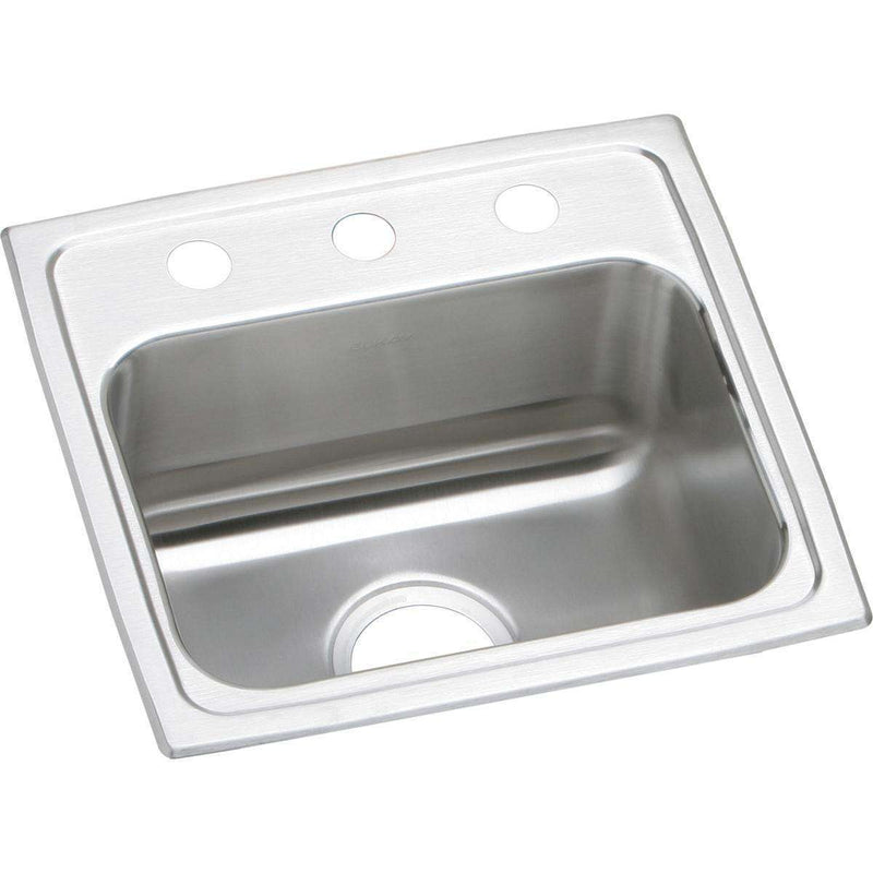 Elkay LRAD1716402 Lustertone Stainless Steel 17 x 16 x 4