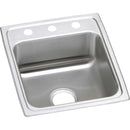 Elkay LRAD1720602 Lustertone Stainless Steel 17 x 20 x 6