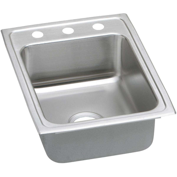 Elkay LRADQ1722503 Lustertone Stainless Steel 17 x 22 x 5