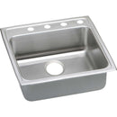 Elkay LRADQ2222650 Lustertone Stainless Steel 22 x 22 x 6.5