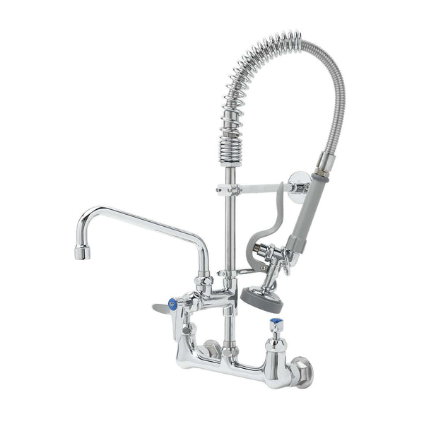 T&S Brass MPZ-8WLN-08-CR Mini-Pre-Rinse unit: 8" Wall Mount