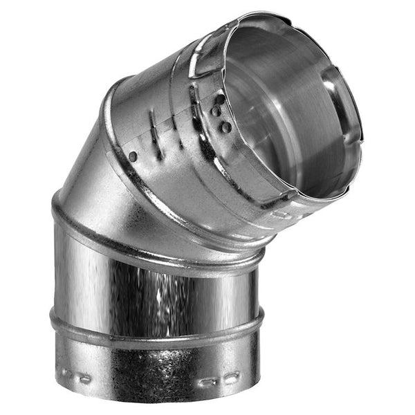 M & G Dura Vent 3" 45/6" 0 Adjustable Elbow