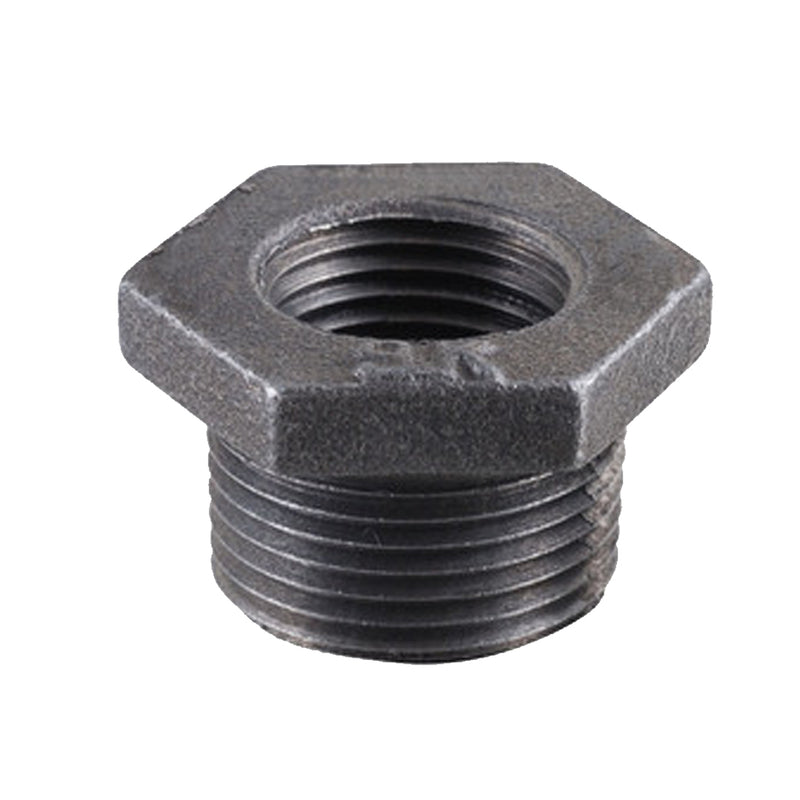 1 1/4" X 1/2" Black Mall Bushing