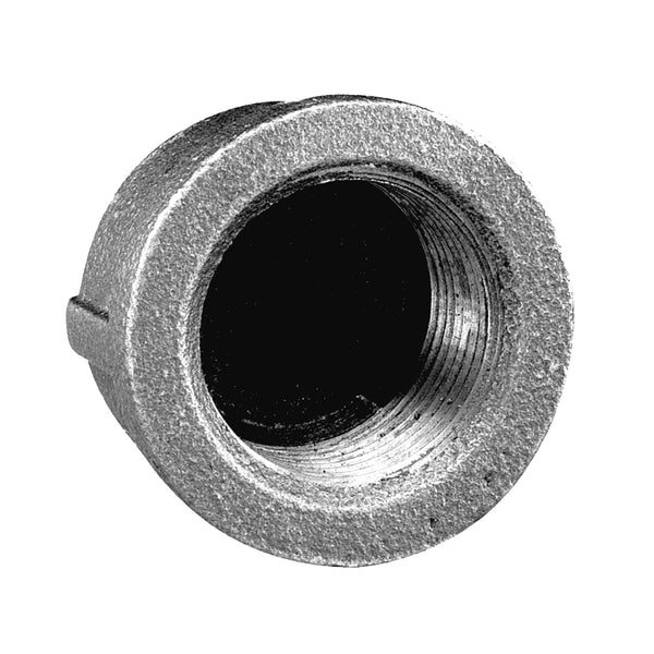 1 1/4" Galvanized Mall Cap