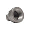 1/2" x 3/8" Black Mall Coupling