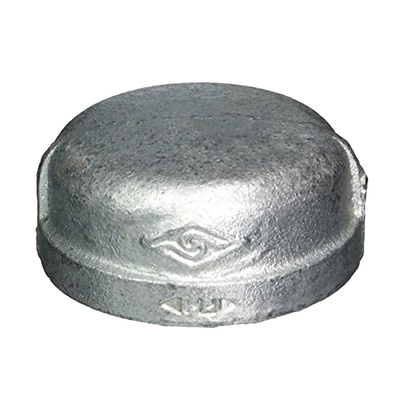 2 Galvanized Mall Cap