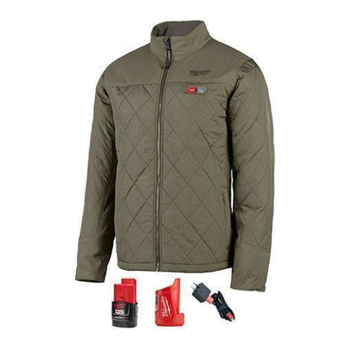 Milwaukee M12 Heated Axis Jacket Kit X-Large, Olive Green