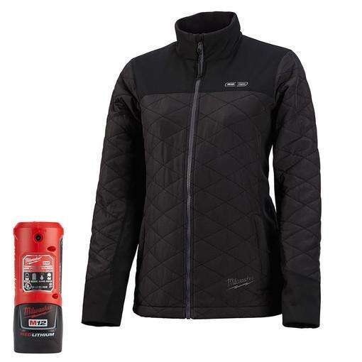 Milwaukee M12 Heated Women's AXIS Jacket Kit Medium, Black