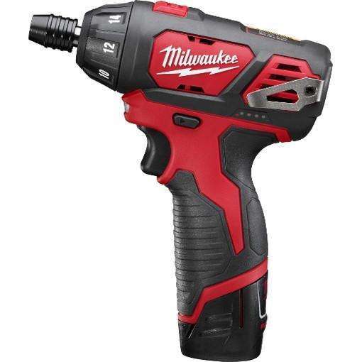 Milwaukee M12 Lithium-Ion 12V 1/4" Hex Screwdriver Kit