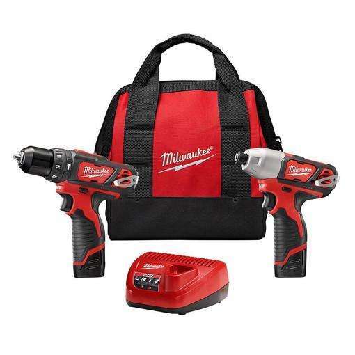 Milwaukee 2497-22 M12 Hammer Drill and Impact Combo