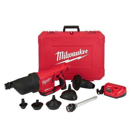 Milwaukee 2572B-21 M12 AirSnake Drain Cleaner Air Gun Kit-B