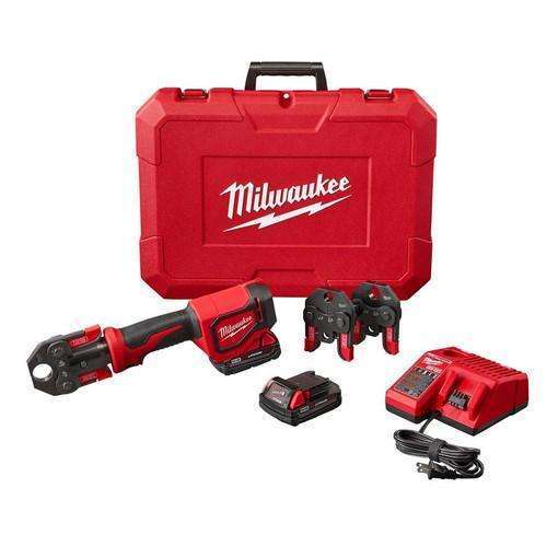 Milwaukee M18 Short Throw Press Tool Kit with PEX Crimp Jaws