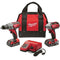 Milwaukee M18 Li-Ion 18V Compact Drill & Impact Driver Kit