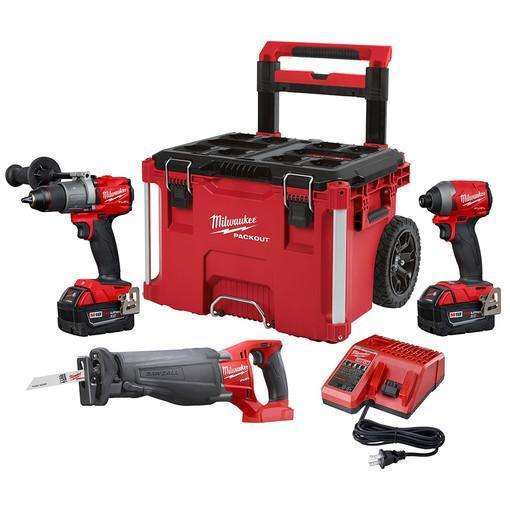 Milwaukee 2997-23SPO M18 FUEL 3-Tool Combo Kit W/ PackOut