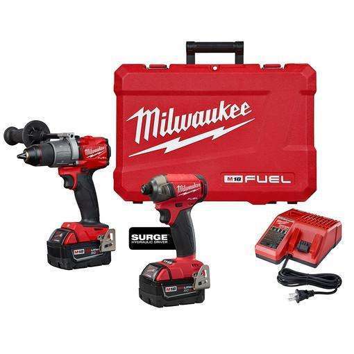 Milwaukee M18 FUEL 2-Tool Hammer Drill & SURGE Hydraulic Dv