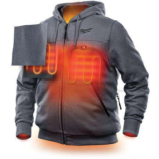 Milwaukee 302G-21XL M12 Heated Hoodie Kit X-Large, Gray