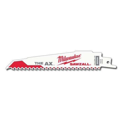 Milwaukee 6" x 5/8TPI Bi-Metal AX Super Sawzall Blade 5-Pac